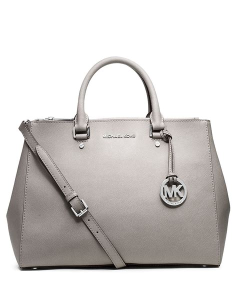 michael kors purse black and grey|michael kors grey shoulder bag.